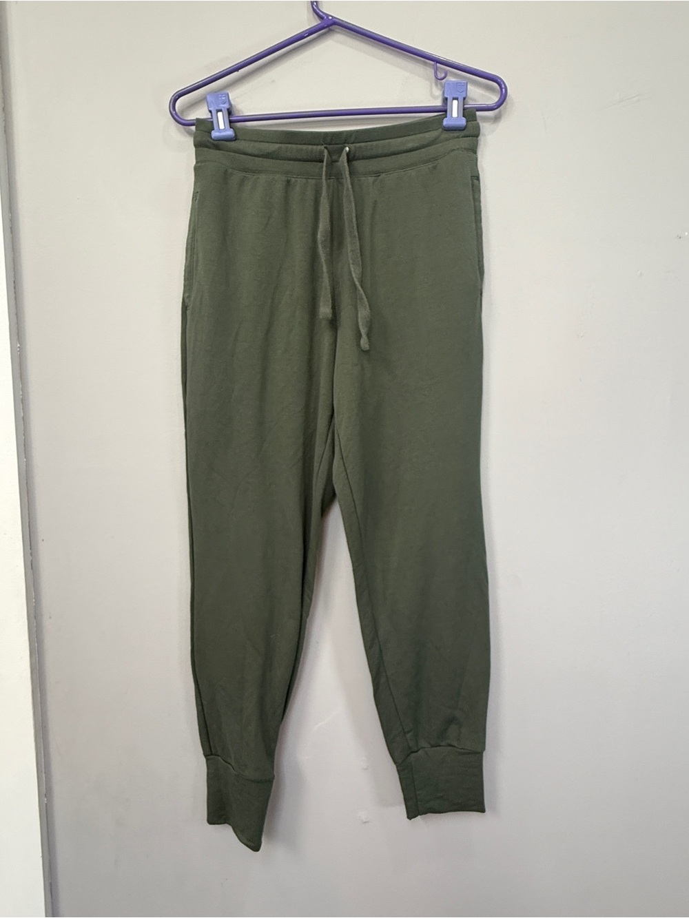 Fabletics Olive Green Drawstring Joggers
